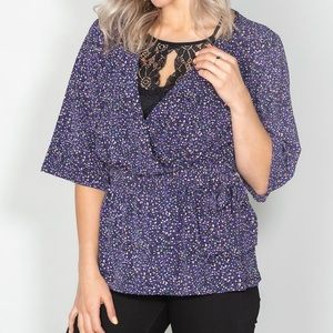 Womens wrap/kimono top